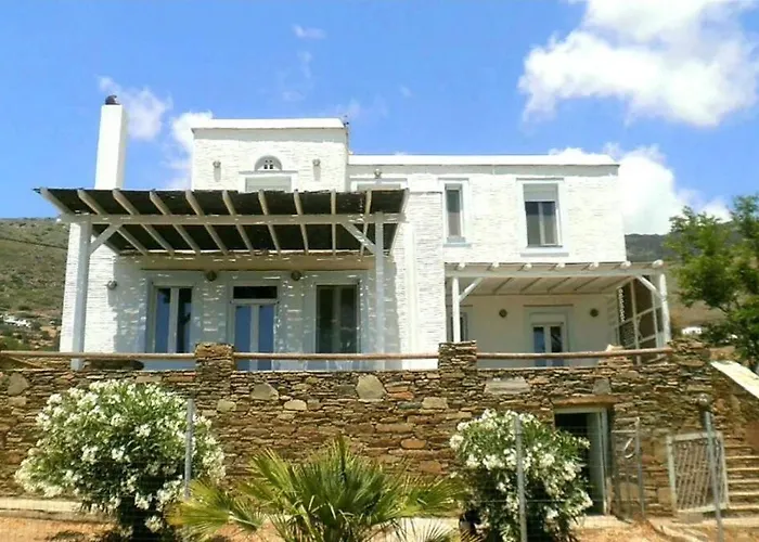 Villa Cycladic Blue Andros Koumari